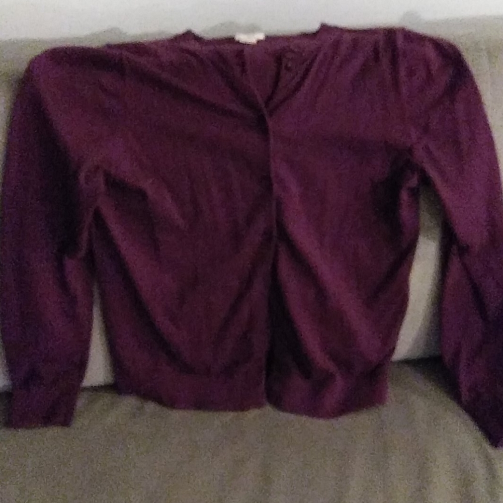Maroon cartigan